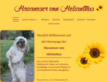 Tablet Screenshot of havaneser-babys.de